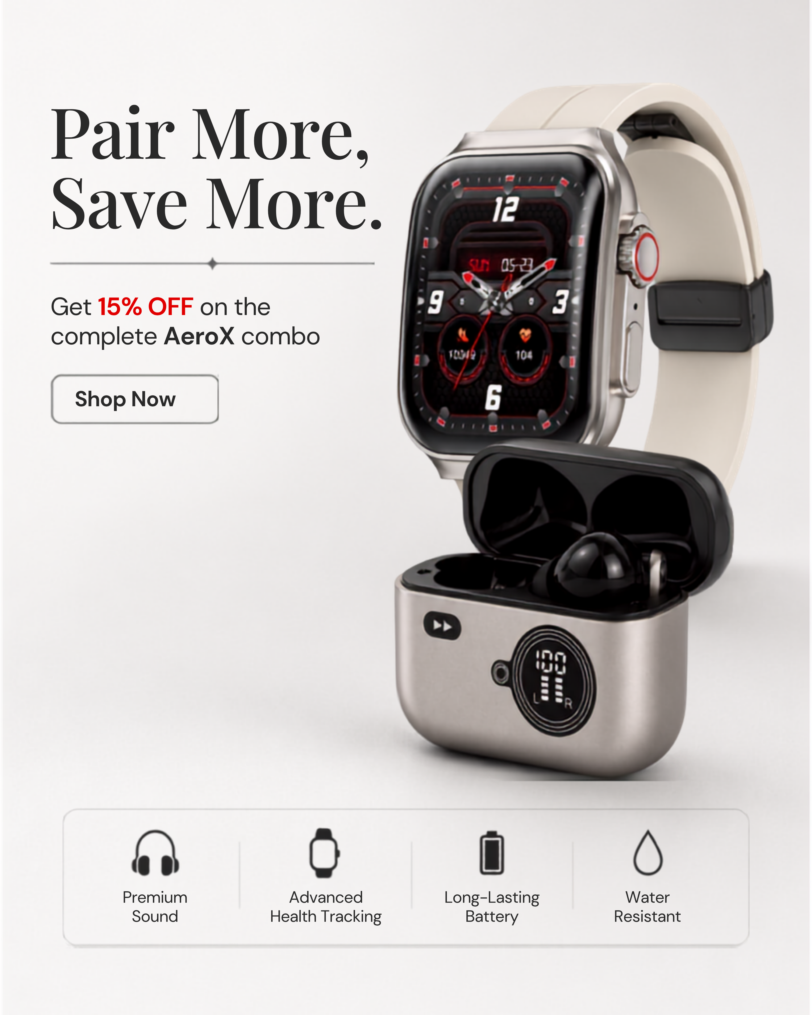 Premium smartwatch banner